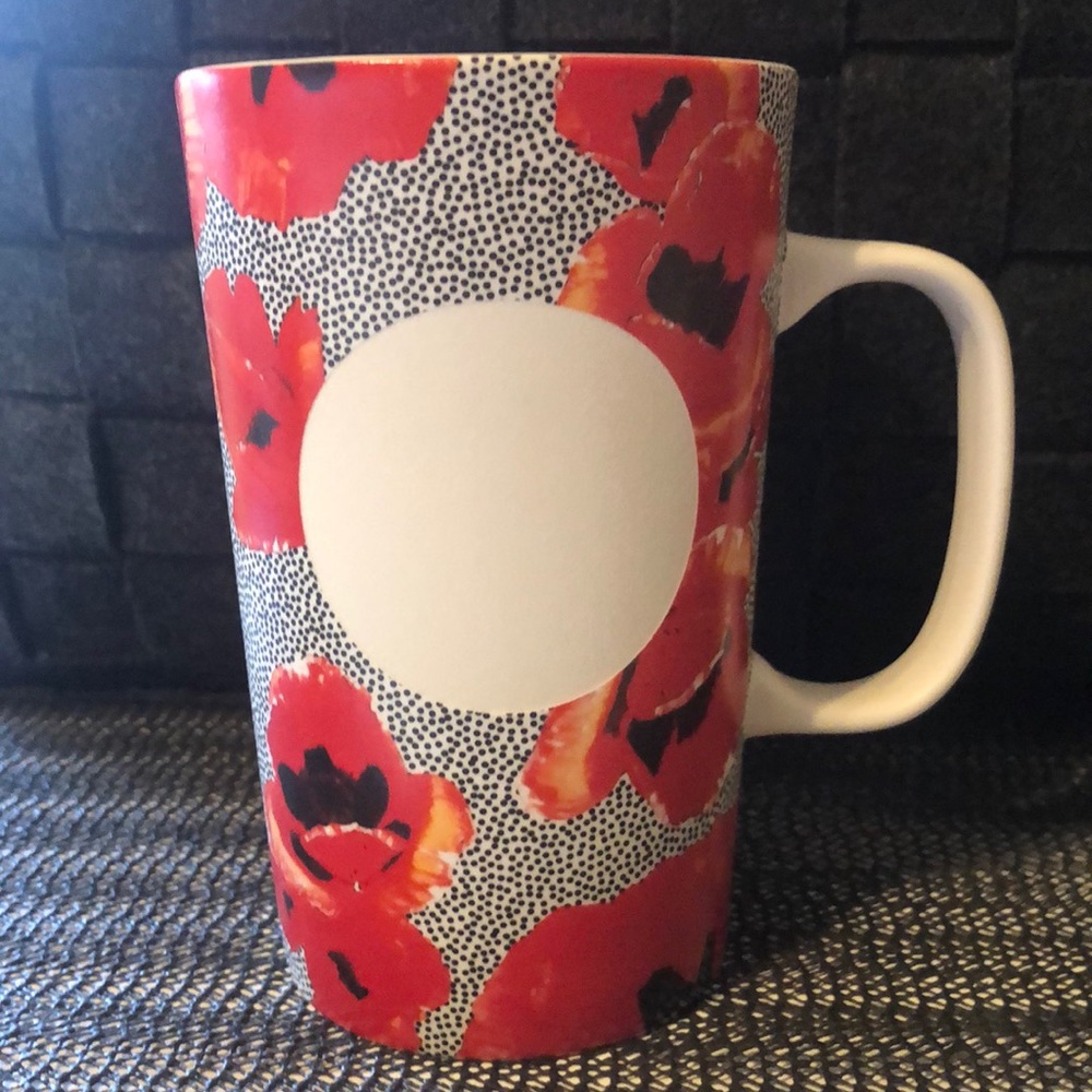 Starbucks Red Poppy Flower